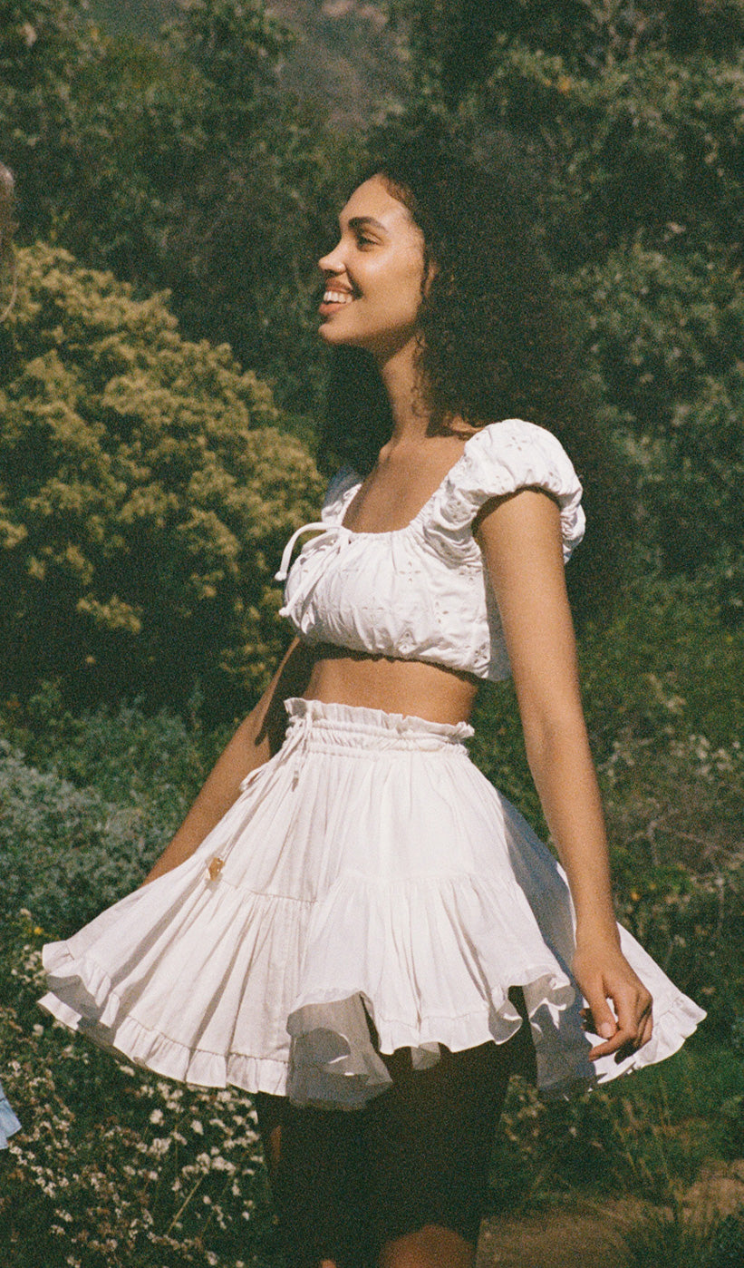 Making a Statement with a Tiered Skirt