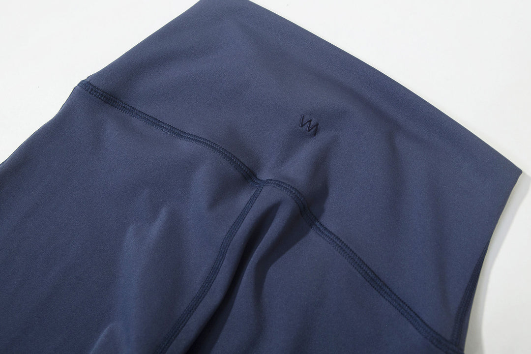 ANIKA V-cut Yoga Pants - Dark Blue