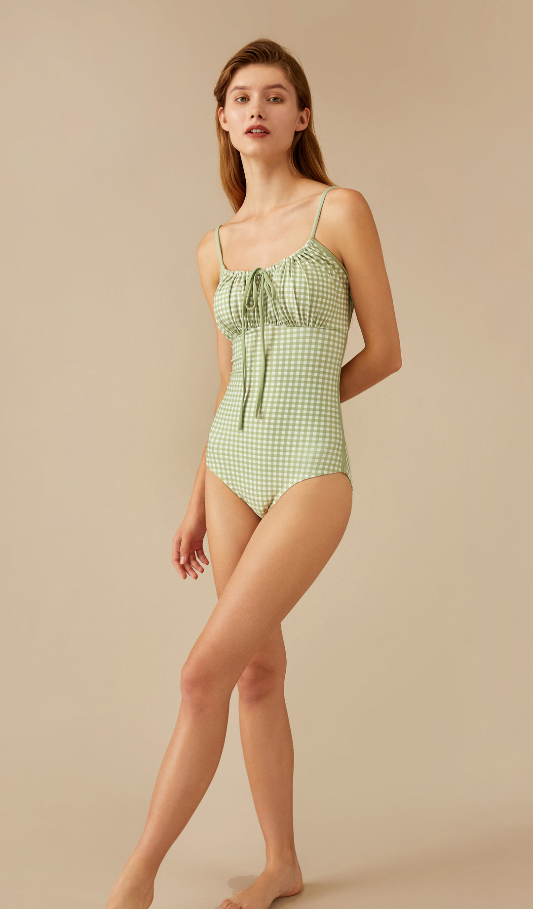 JASMINE Open-back One Piece Swimsuit