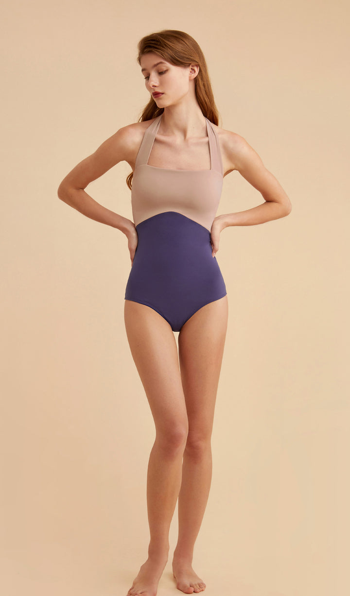 WILLOW Halter Neck One Piece Swimsuit