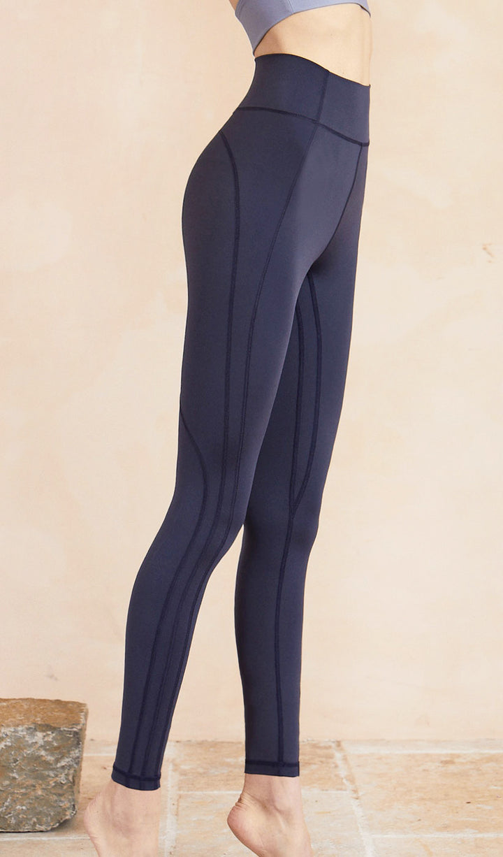 LYLA High Waist Yoga Pants - Dark Blue