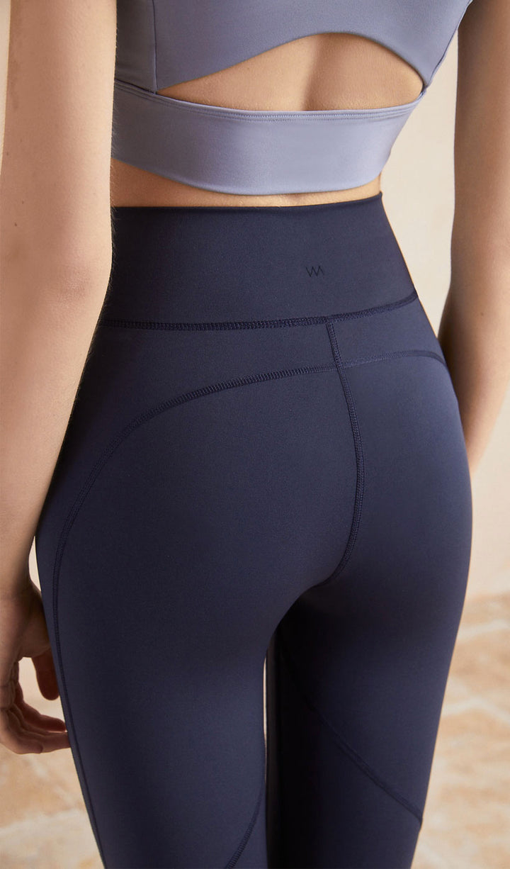 LYLA High Waist Yoga Pants - Dark Blue