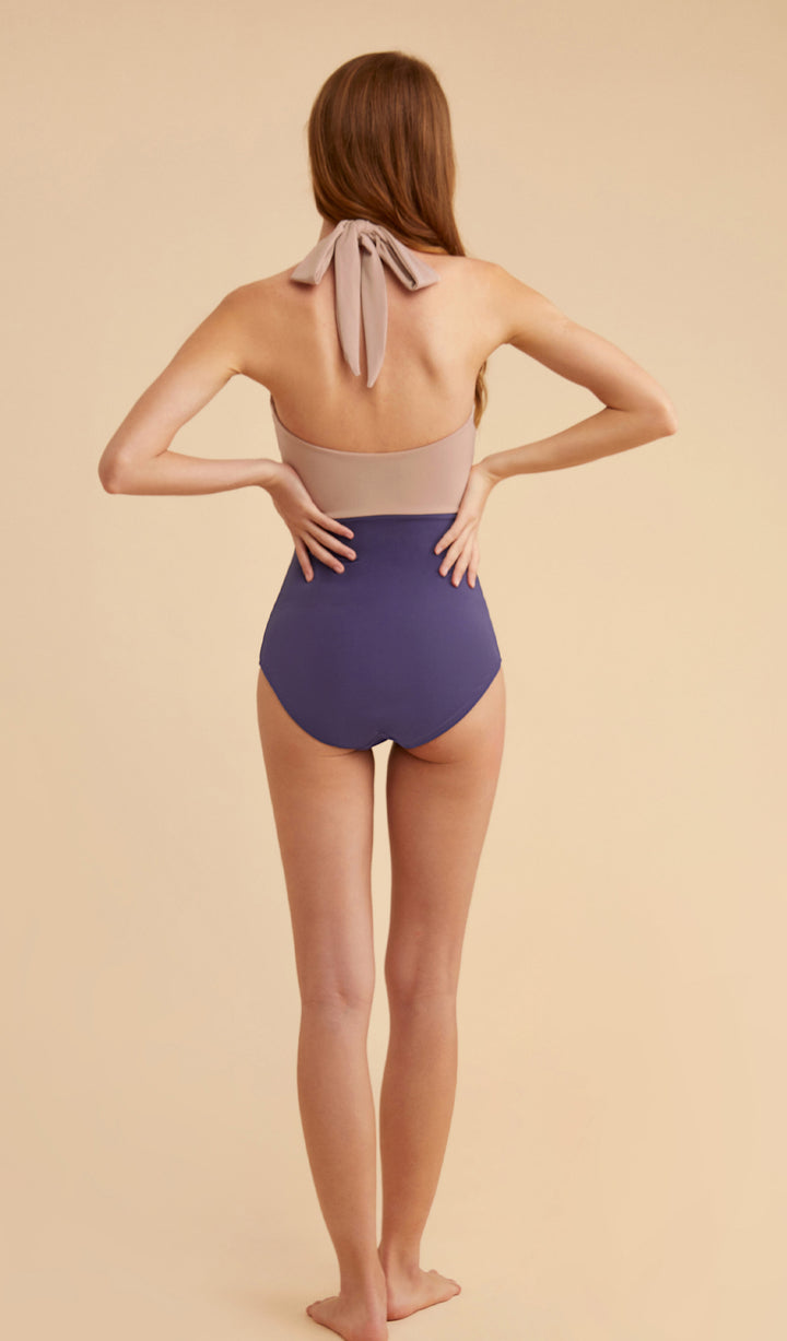 WILLOW Halter Neck One Piece Swimsuit