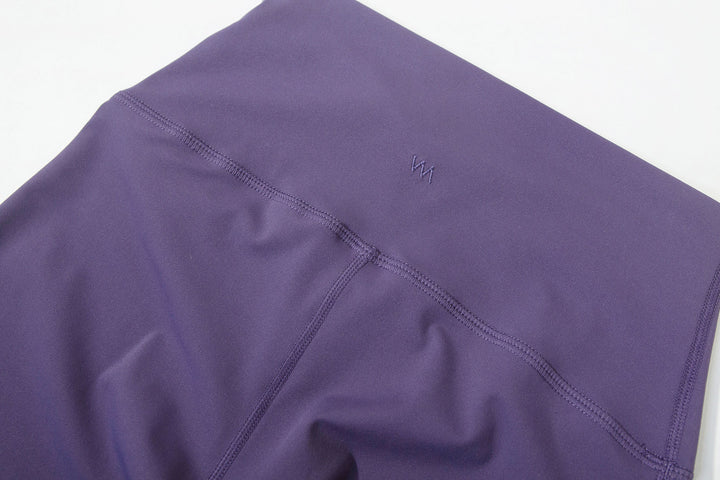 ANIKA V-cut Yoga Pants - Dark Purple