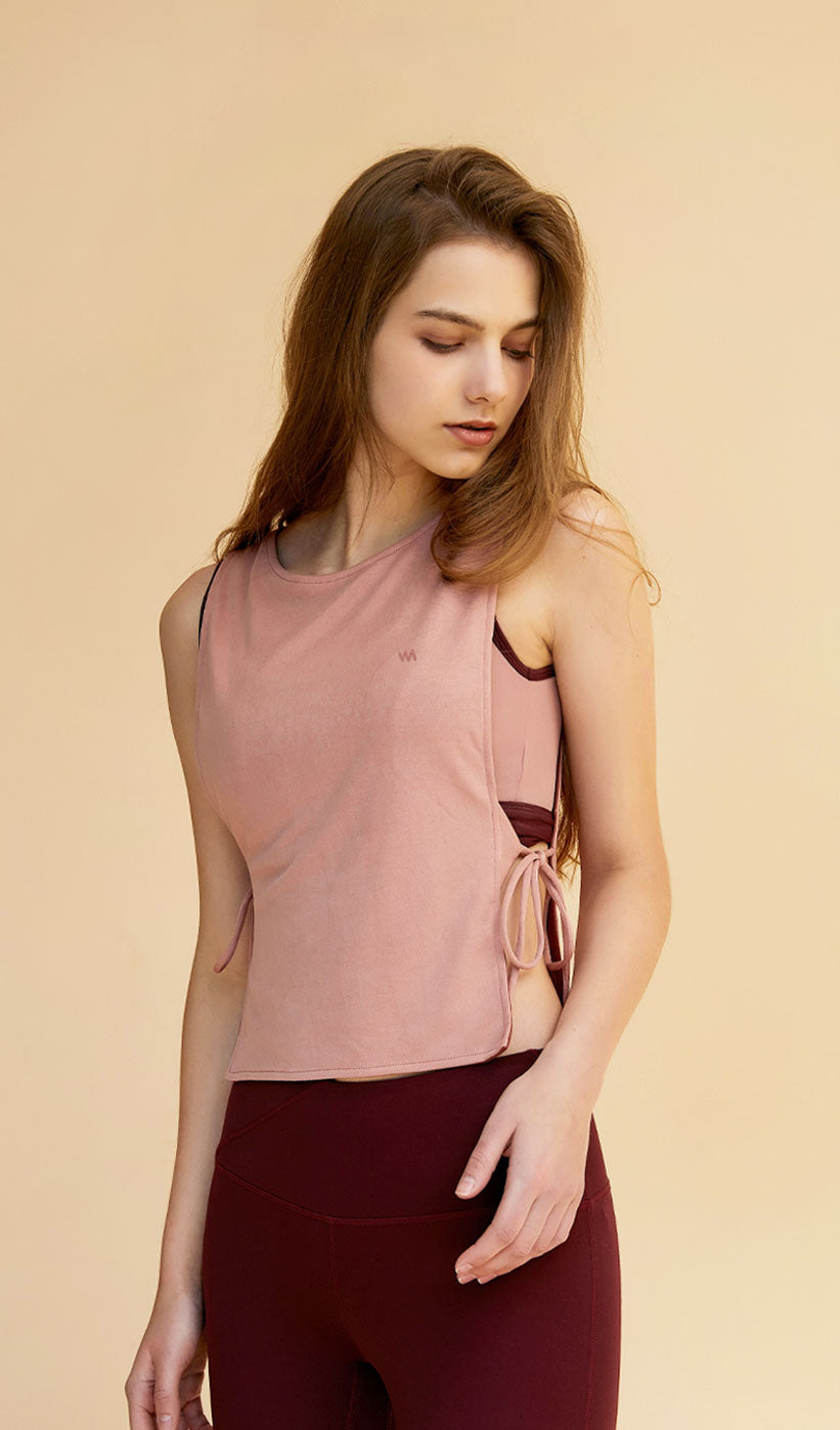SAYLOR Reversible Yoga Crop Tank Top