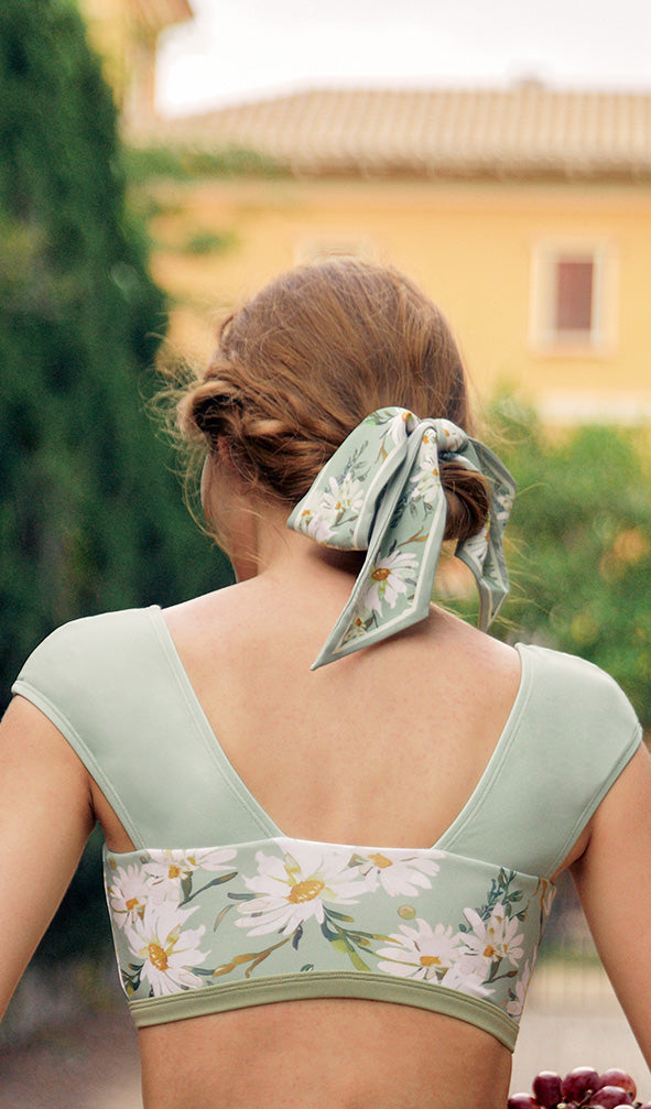 VIOLET Double-sided Neckerchief & Headband